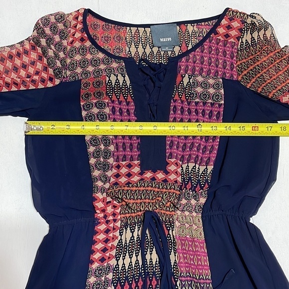 Maeve Woman Rosaline Peasant Dress Anthropologie Size SP - Picture 8 of 10